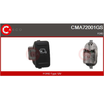 Systém čistenia skiel CASCO CWS48118GS