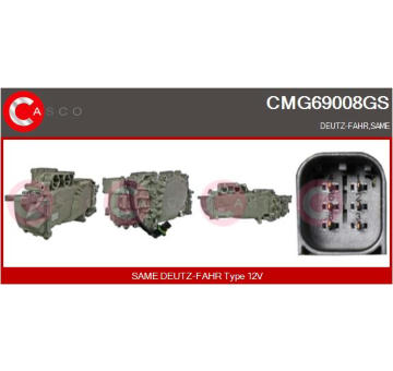 Mechanizmus stieračov CASCO CWT10122AS