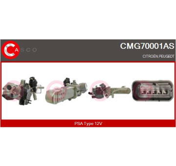 Mechanizmus stieračov CASCO CWT10131AS