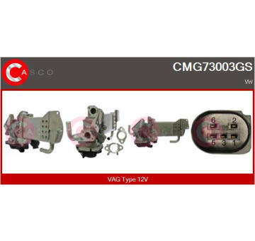 Mechanizmus stieračov CASCO CWT30100GS