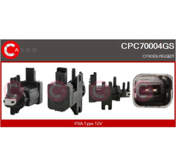 Měnič tlaku, výfukový systém CASCO CPC70004GS