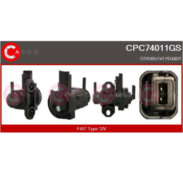 Měnič tlaku, výfukový systém CASCO CPC74011GS
