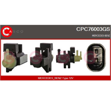 Měnič tlaku, výfukový systém CASCO CPC76003GS