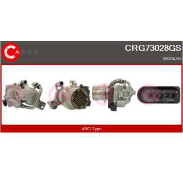 Elektromagnetická spojka, kompresor klimatizace CASCO CCT40000AS