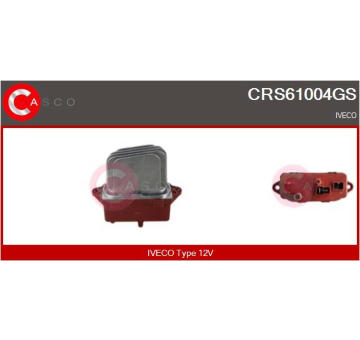 Odpor, vnitřní tlakový ventilátor CASCO CRS61004GS
