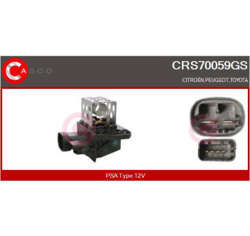 AGR-Ventil CASCO CVG73024AS