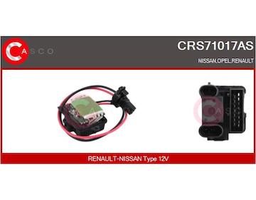 Odpor, vnitřní tlakový ventilátor CASCO CRS71017AS