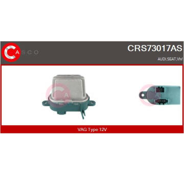 Odpor, vnitřní tlakový ventilátor CASCO CRS73017AS