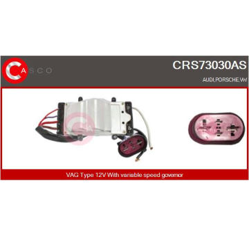 Rameno stierača skiel CASCO CWA74300AS