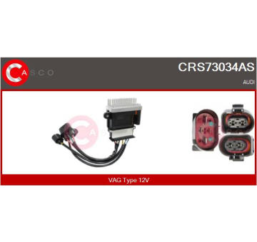 Rameno stierača skiel CASCO CWA74307AS