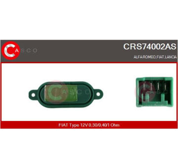Odpor, vnitřní tlakový ventilátor CASCO CRS74002AS