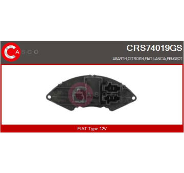 Odpor, vnitřní tlakový ventilátor CASCO CRS74019GS