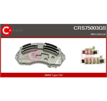 Odpor, vnitřní tlakový ventilátor CASCO CRS75003GS