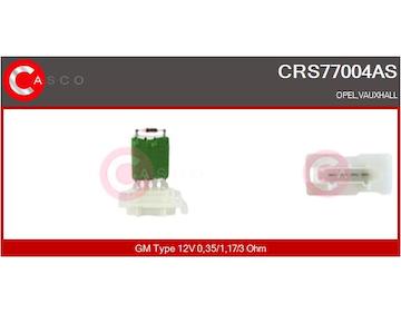 Odpor, vnitřní tlakový ventilátor CASCO CRS77004AS