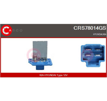 Odpor, vnitřní tlakový ventilátor CASCO CRS78014GS