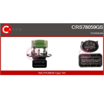 Usměrňovač, generátor CASCO CRC10112AS