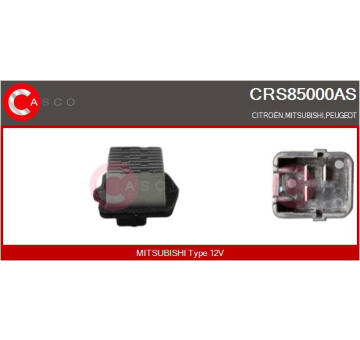 Odpor, vnitřní tlakový ventilátor CASCO CRS85000AS