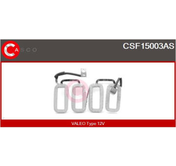 Drżiak uhlíkov CASCO CBH40108AS