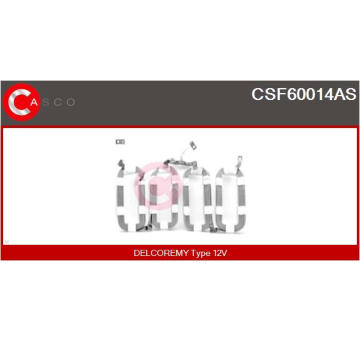 Elektromagnetický spínač, startér CASCO CSO15138AS
