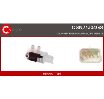 Remenica alternátora CASCO CCP90109AS