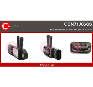 Spínač riadenia CASCO CCS70003GS