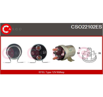 Rotor, generátor CASCO CRO30031AS