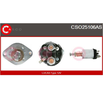 Elektromagnetický spínač pre żtartér CASCO CSO25106AS