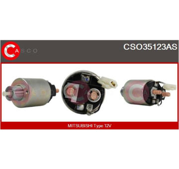 Elektromagnetický spínač pre żtartér CASCO CSO35123AS