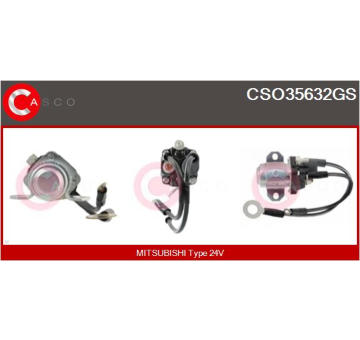 Předřazený odpor, elektromotor (ventilátor chladiče) CASCO CRS71018AS