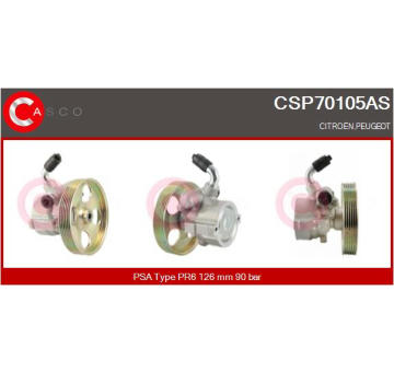 Hydraulické čerpadlo, řízení CASCO CSP70105AS