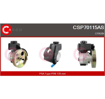 Odpor, vnitřní tlakový ventilátor CASCO CRS75010AS