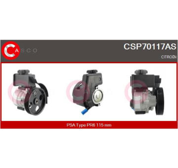 Odpor, vnitřní tlakový ventilátor CASCO CRS75011AS