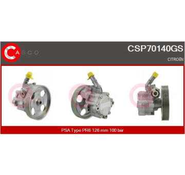 Odpor, vnitřní tlakový ventilátor CASCO CRS76019GS