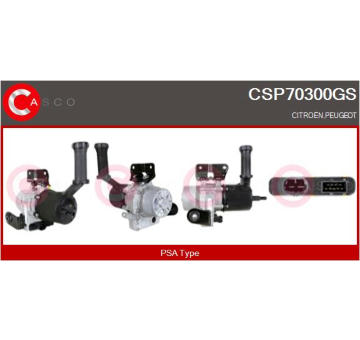 Hydraulické čerpadlo, řízení CASCO CSP70300GS