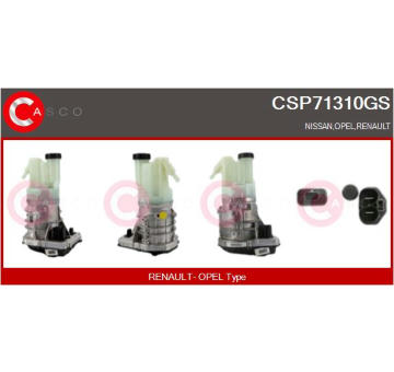 Hydraulické čerpadlo, řízení CASCO CSP71310GS