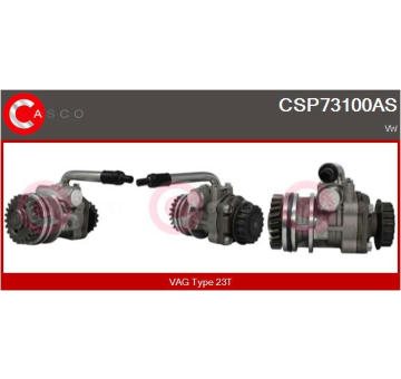 Hydraulické čerpadlo, řízení CASCO CSP73100AS