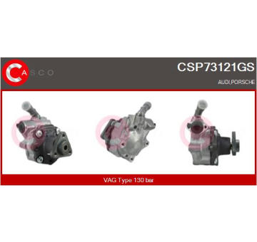 Hydraulické čerpadlo, řízení CASCO CSP73121GS