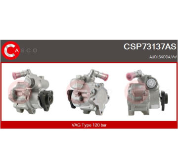 Rameno sterace, cisteni skel CASCO CWA72301AS