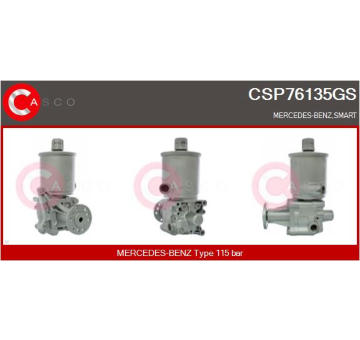 Odpor, vnitřní tlakový ventilátor CASCO CRS73024GS