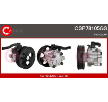 Hydraulické čerpadlo, řízení CASCO CSP78105GS