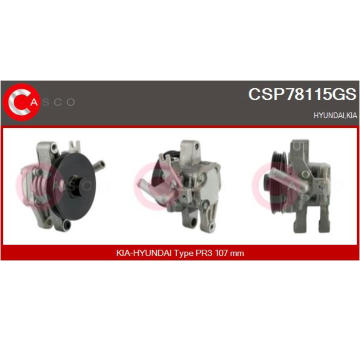 Hydraulické čerpadlo, řízení CASCO CSP78115GS