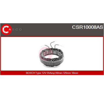 Vystrazny kontakt, opotrebeni oblozeni CASCO CSE73A41AS