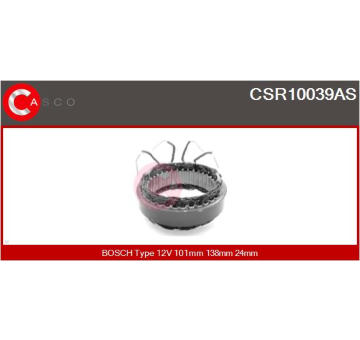 Vystrazny kontakt, opotrebeni oblozeni CASCO CSE75A28AS