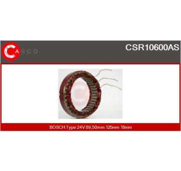 Vodní čerpadlo ostřikovače, čistění skel CASCO CWP72004AS