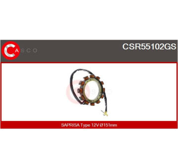 Rameno sterace, cisteni skel CASCO CWA73307AS