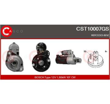 Cidlo, teplota vyfukovych plynu CASCO CSN73F68GS