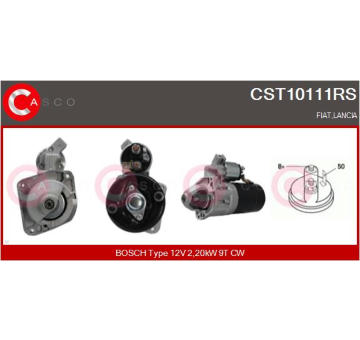 Motor stěračů CASCO CWM10306AS