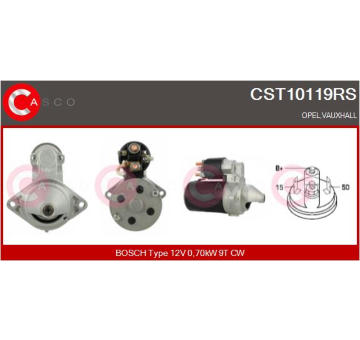 Snímač, počet otáček kol CASCO CSN74E42AS