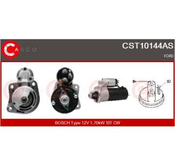 Budicí vinutí, startér CASCO CSF15027AS