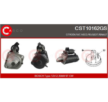 Motor stěračů CASCO CWM15118GS